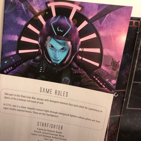 Starfighter Strategy Board Game Ystari Age 14+ Stéphane Boudin Complete - Picture 13 of 15